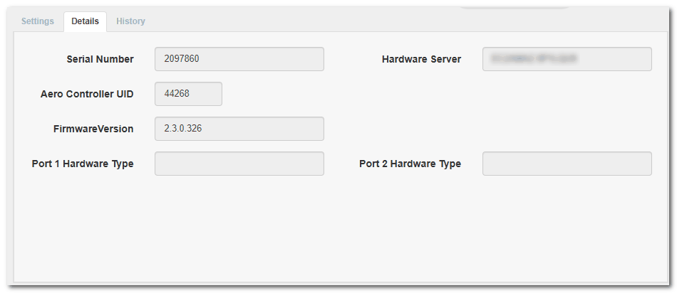 Aero Controller Details